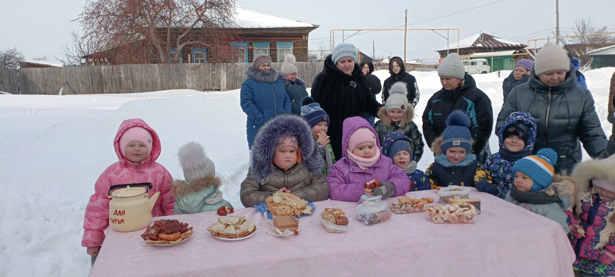 Прощание с Масленицей.